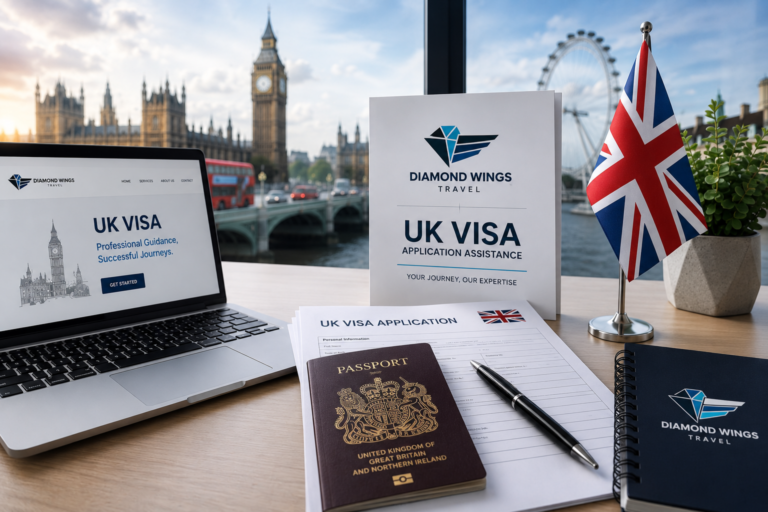 UK Visa Services by Diamond Wings